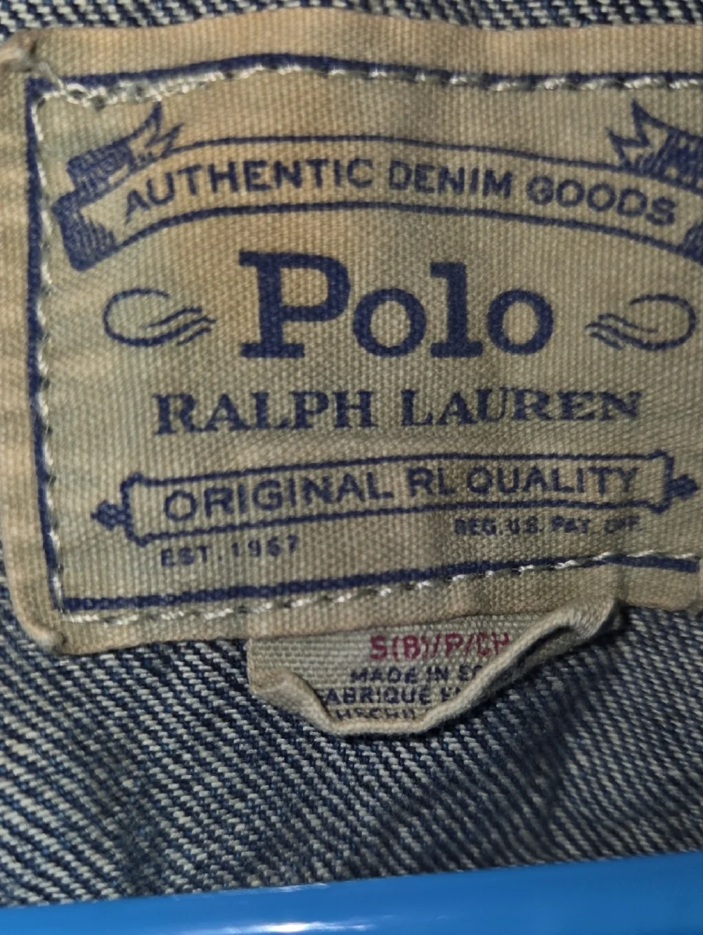 Ralph Lauren Kids Dark Blue Denim Jean Jacket